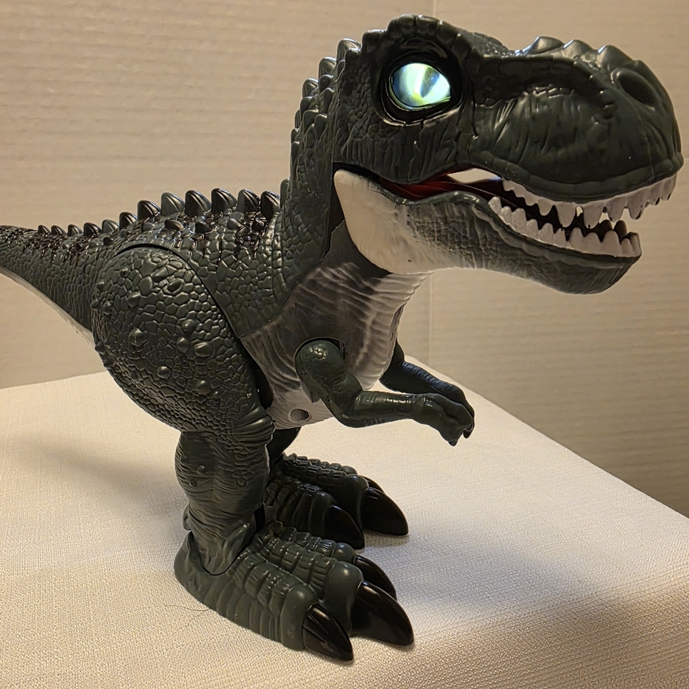 Interactive Green Dinosaur Toy